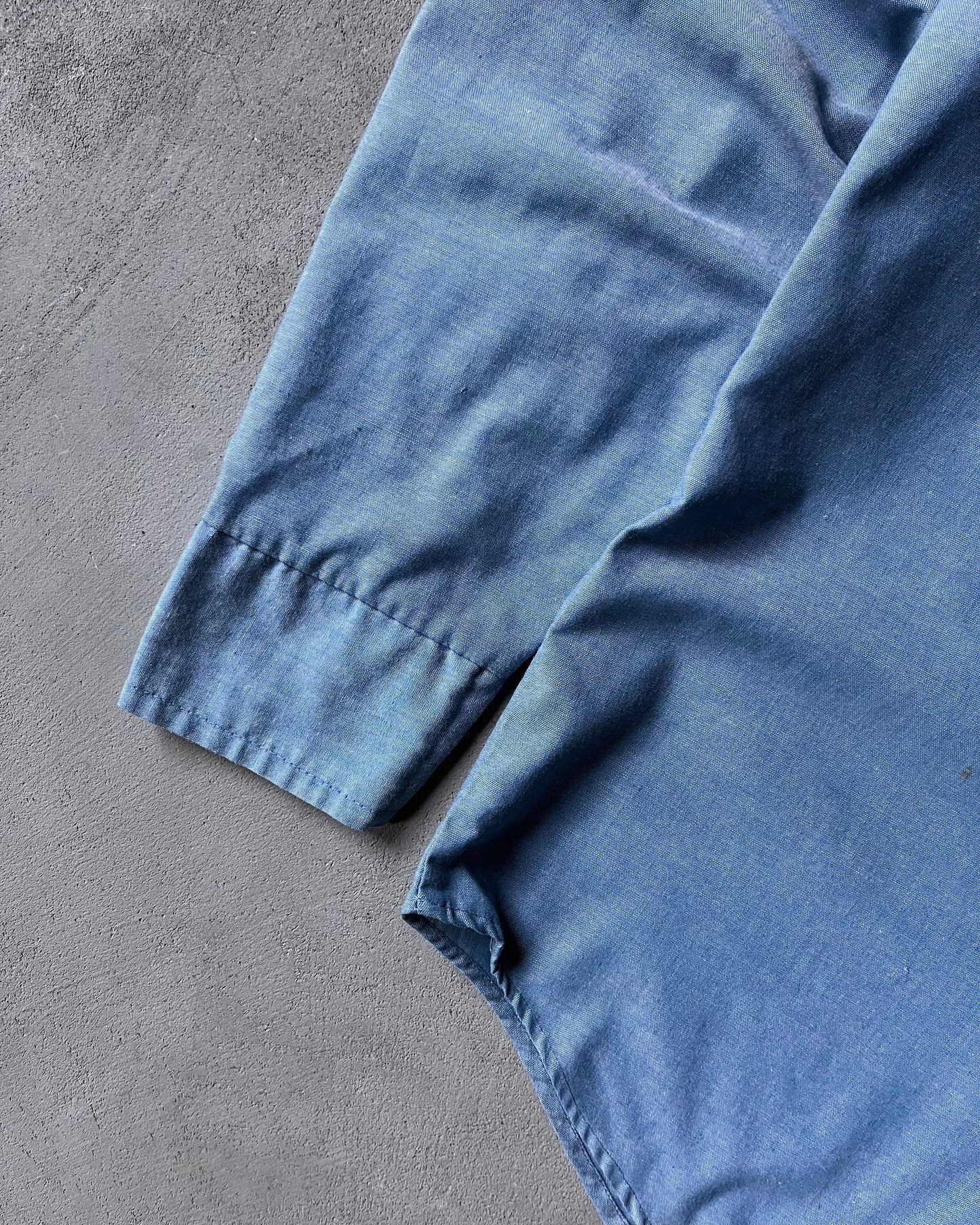 Années 70 - Chemise en chambray Blue SeaFarer - L