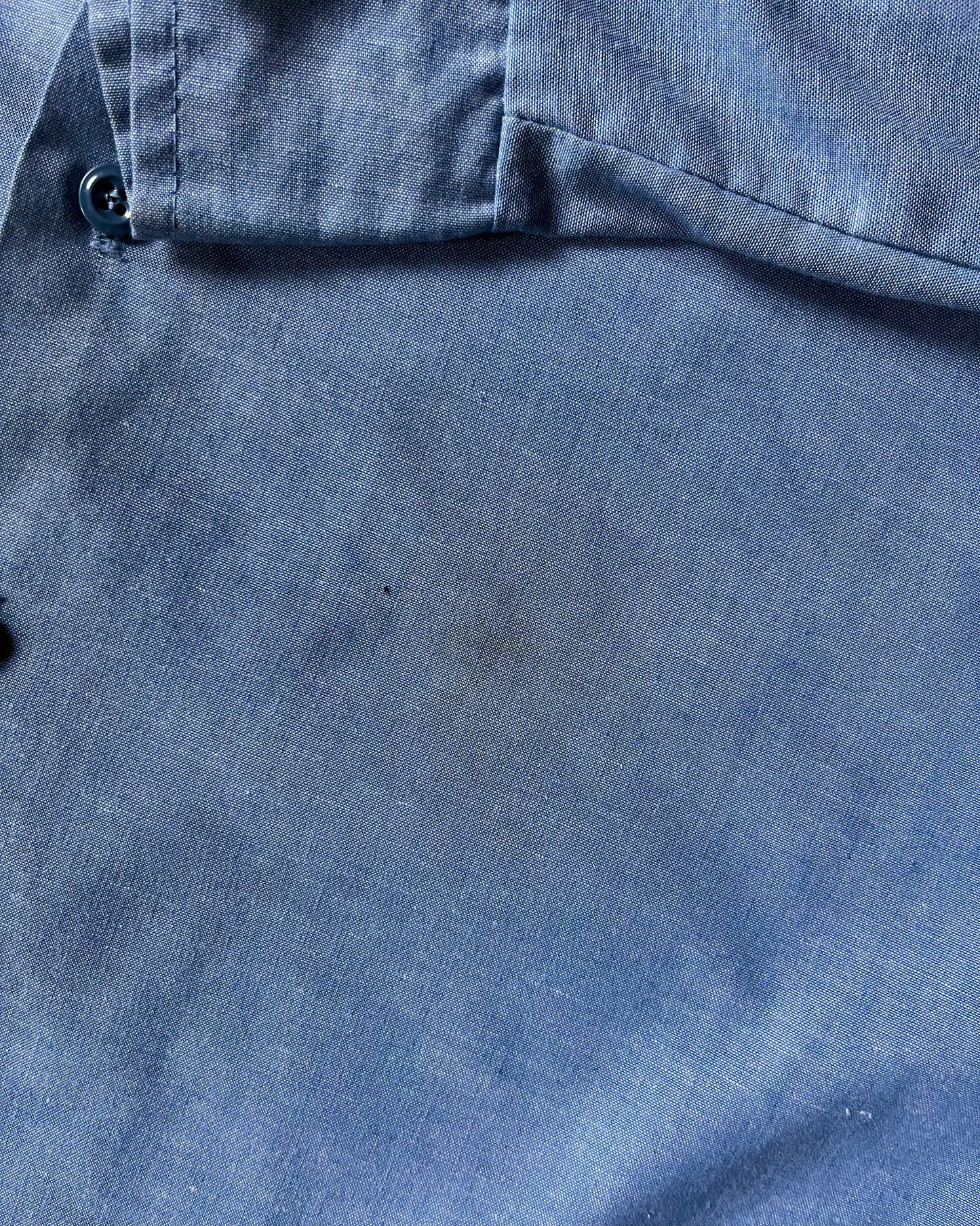 Années 70 - Chemise en chambray Blue SeaFarer - L