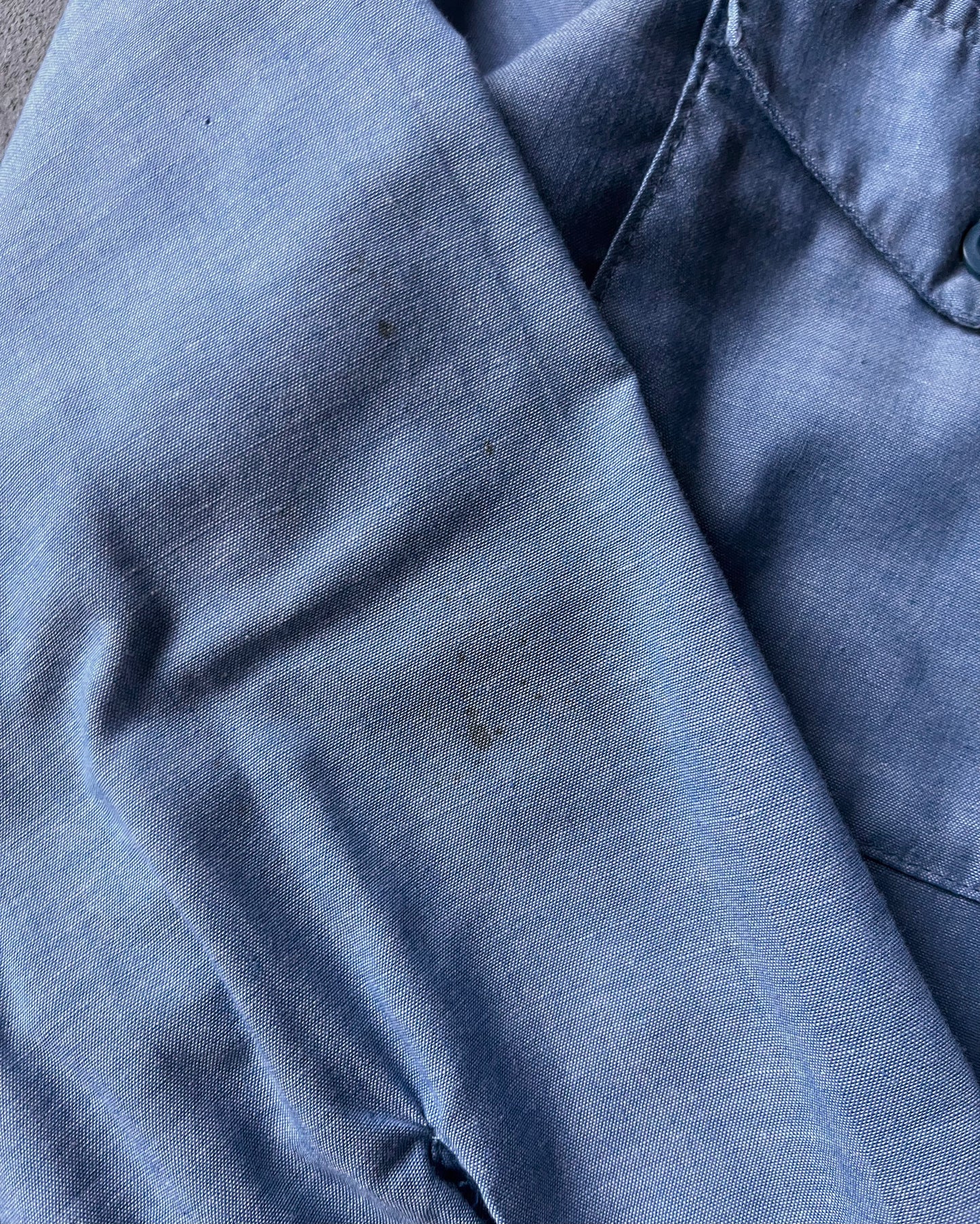 Années 70 - Chemise en chambray Blue SeaFarer - L