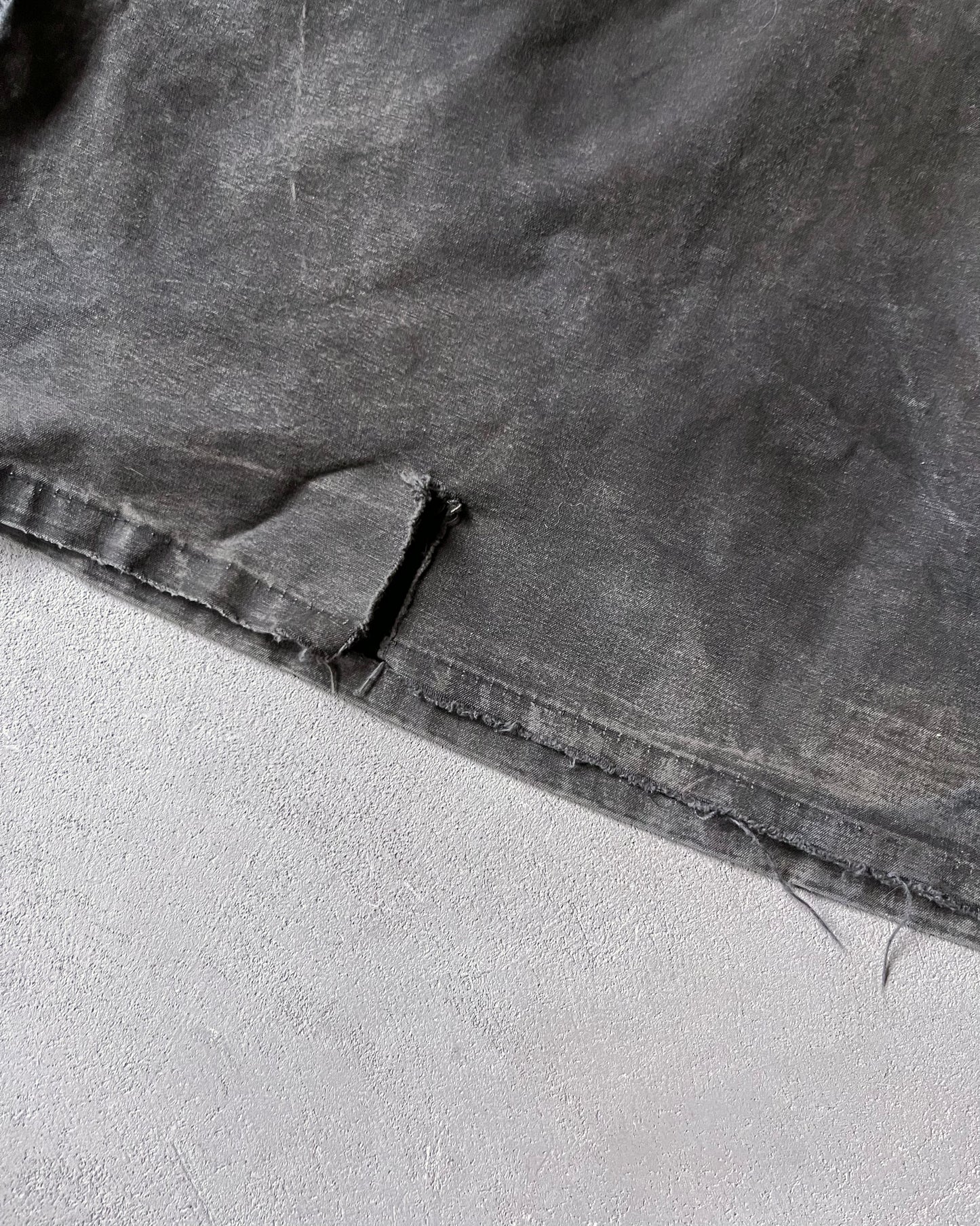 Années 90 - Blouse de marin noire vieillie - S