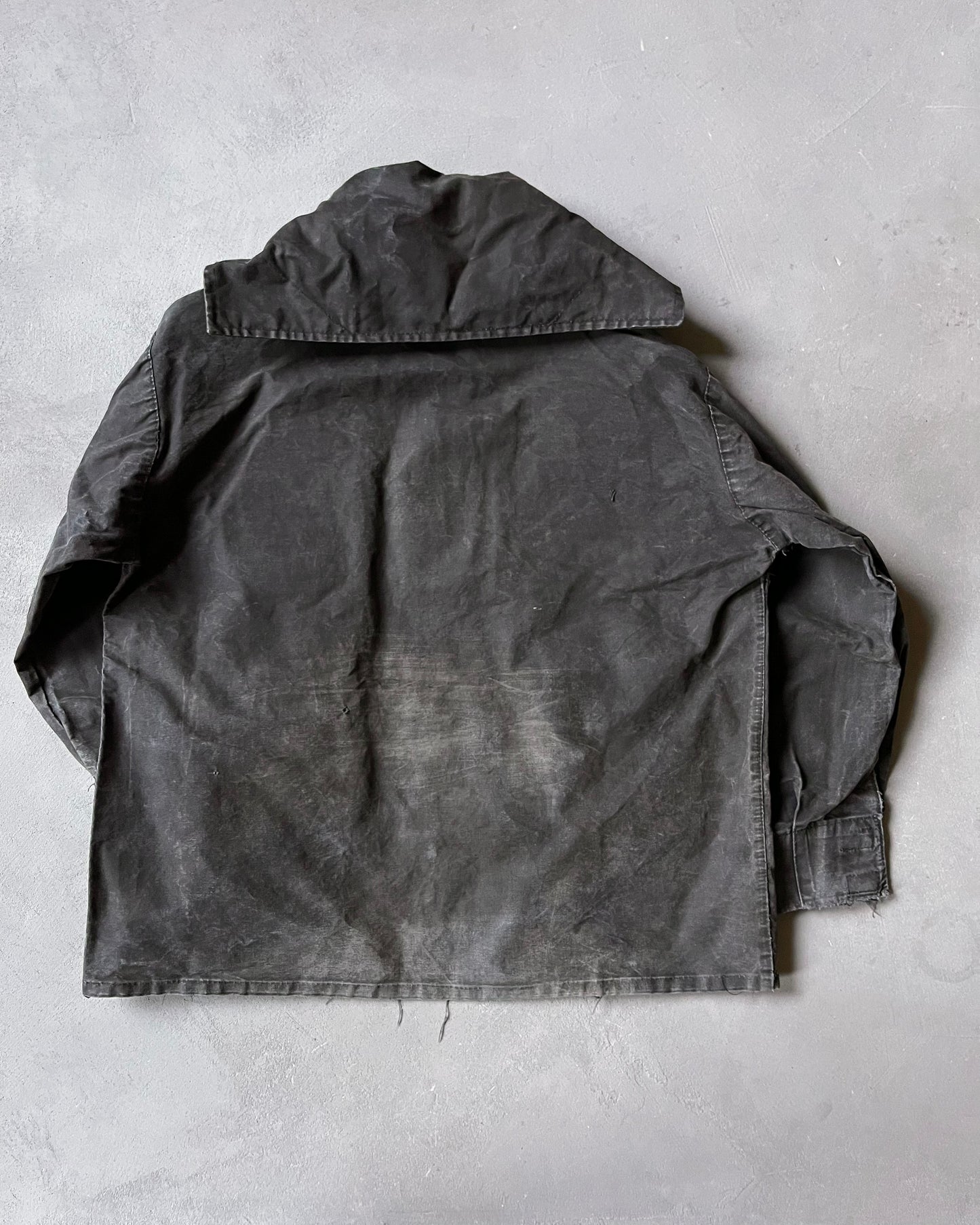 Années 90 - Blouse de marin noire vieillie - S