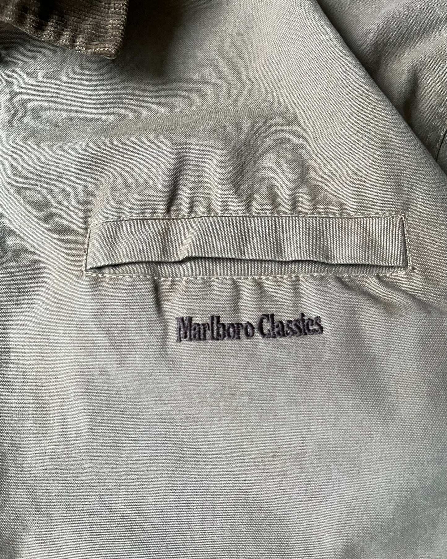Années 90 - Veste de travail Marlboro marron chiné - XL