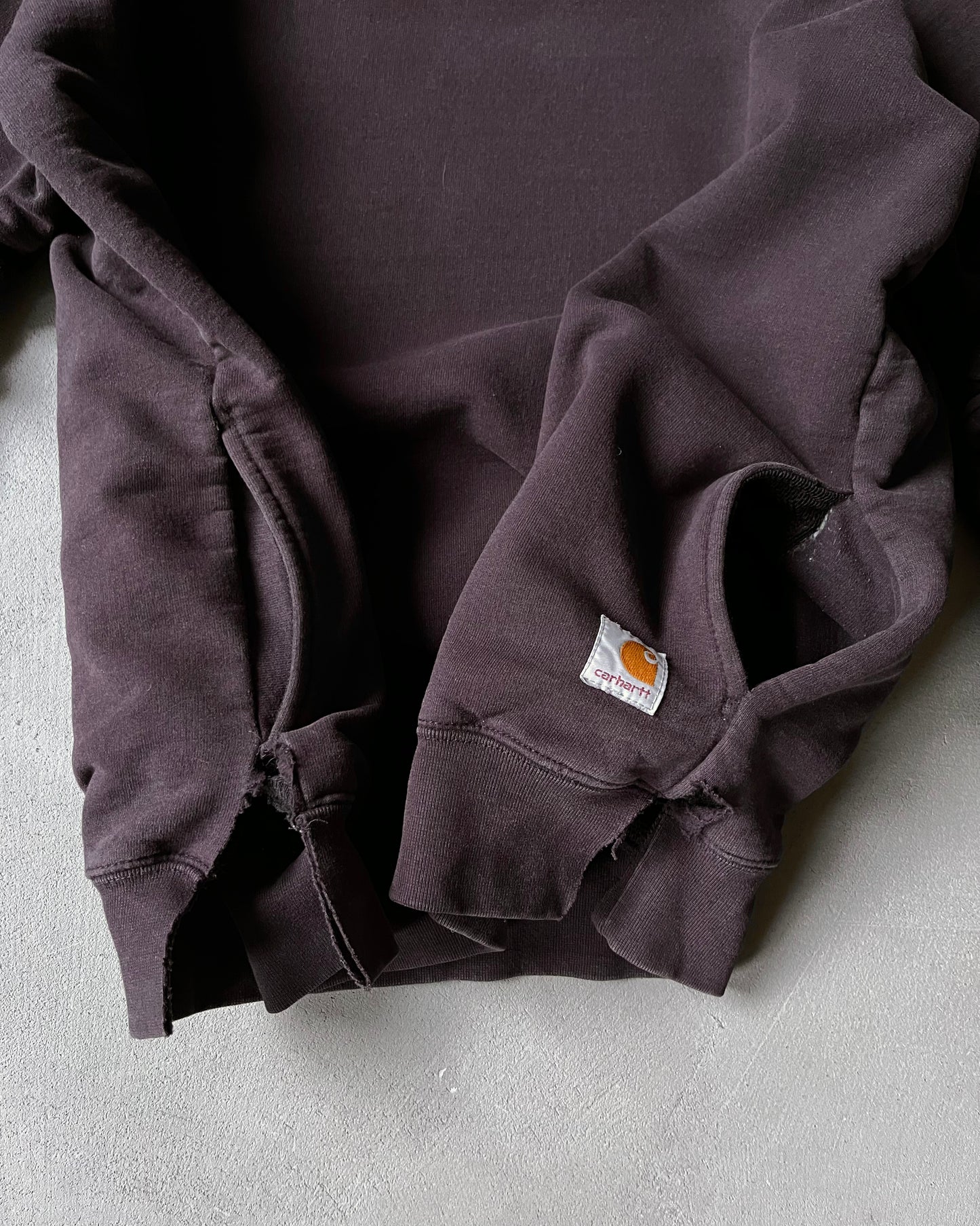 Années 90 - Sweat thermique Carhartt noir vieilli - M