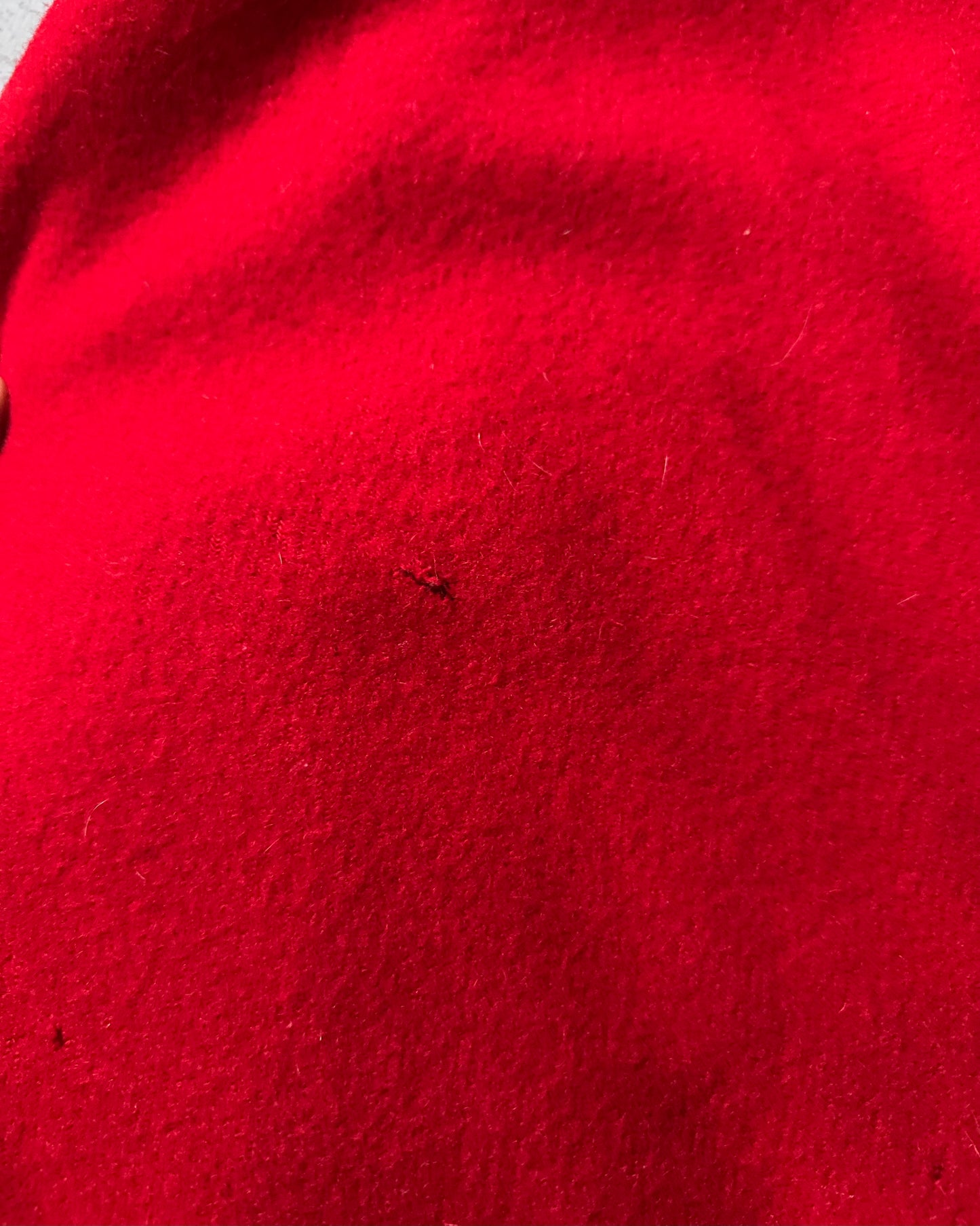 1960s - Red Boy Scouts Wool Overshirt - M/L