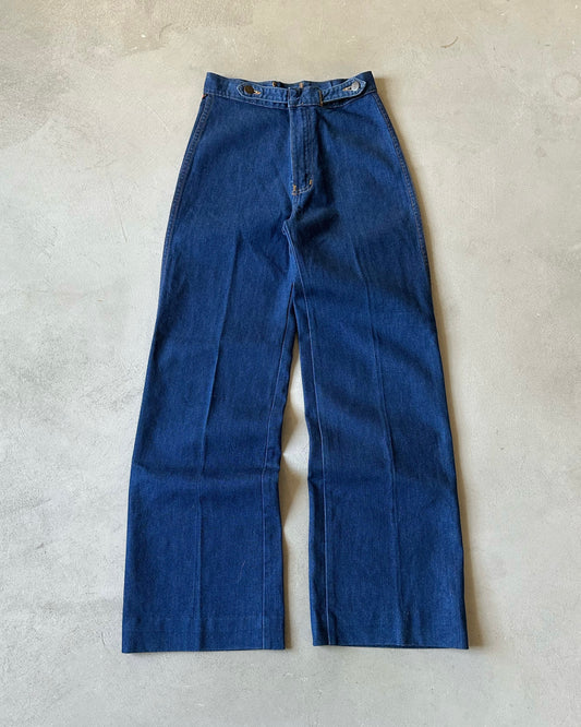 1970s - Flare High Waisted Women's Jeans - 25x30