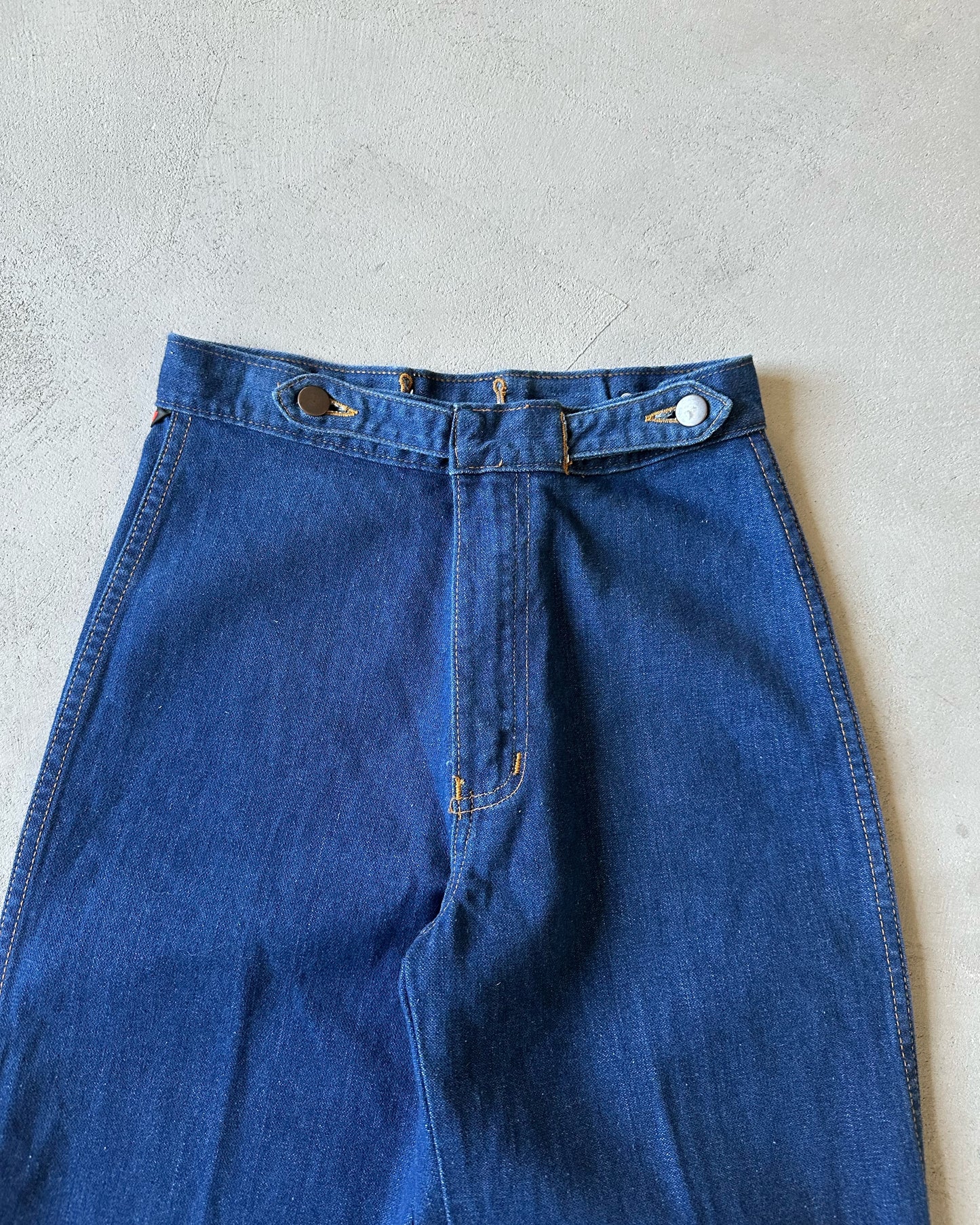 1970s - Flare High Waisted Women's Jeans - 25x30