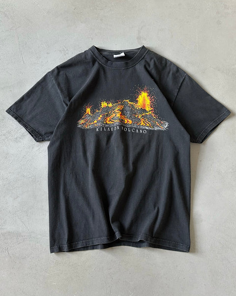 1990s - Black Kilauea Volcano T-Shirt - L