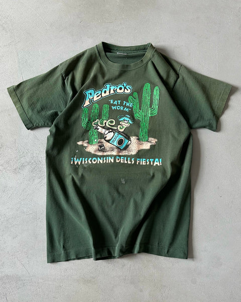 1990s - Faded Green Predo's T-Shirt - M