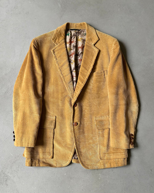 1970s - Tan Cricketeer Corduroy Blazer - 42