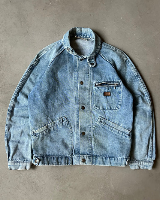 1990s - Jesus Women's Denim Jacket - (W)M