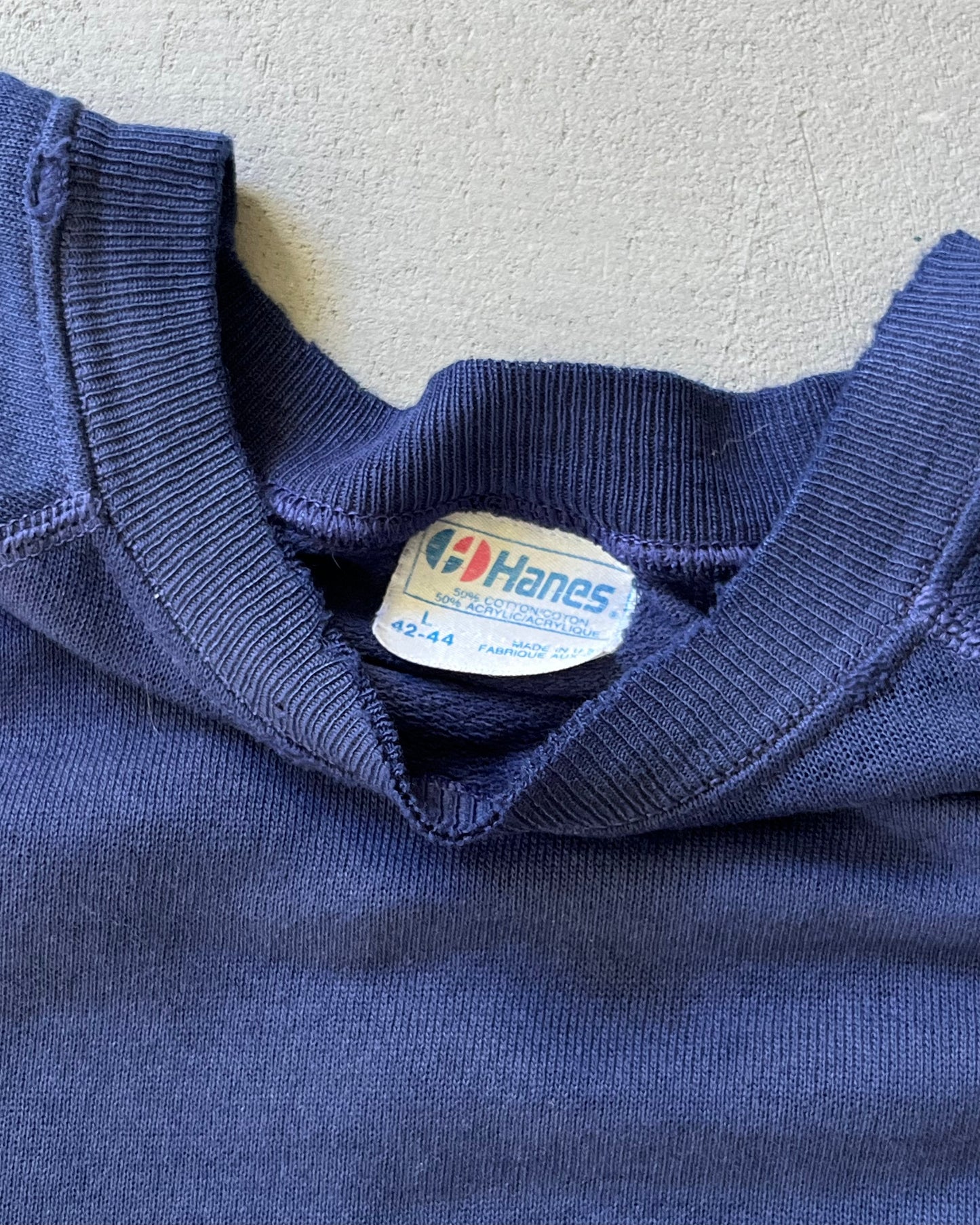 Années 80 - Pull col rond US Army Engineers vieilli - M