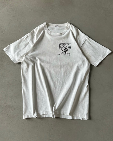 1990s - White Schrooms Country T-Shirt - XL