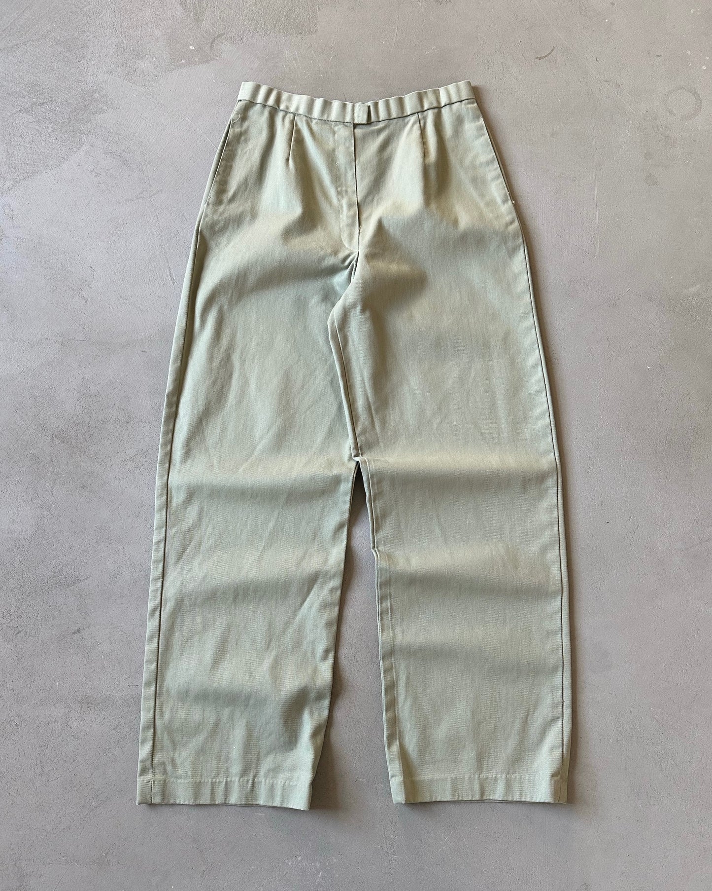 1970s - Mint Handmade Women's High Waisted Loose Pants - 30x31