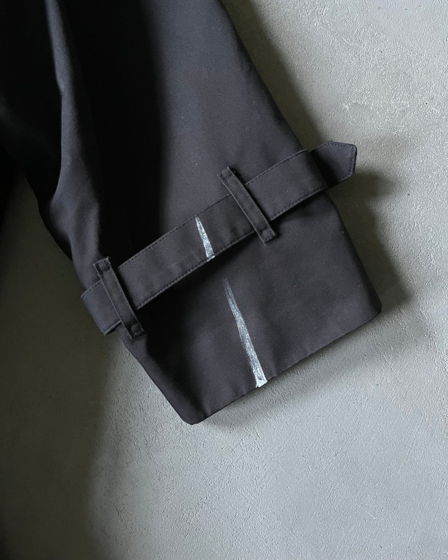 Années 90 - Trench-coat Burberry noir - 38(S)