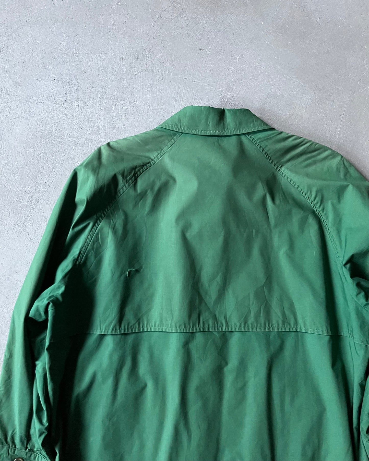 1990s - Green Burberrys' Harrington Jacket - L(Short)