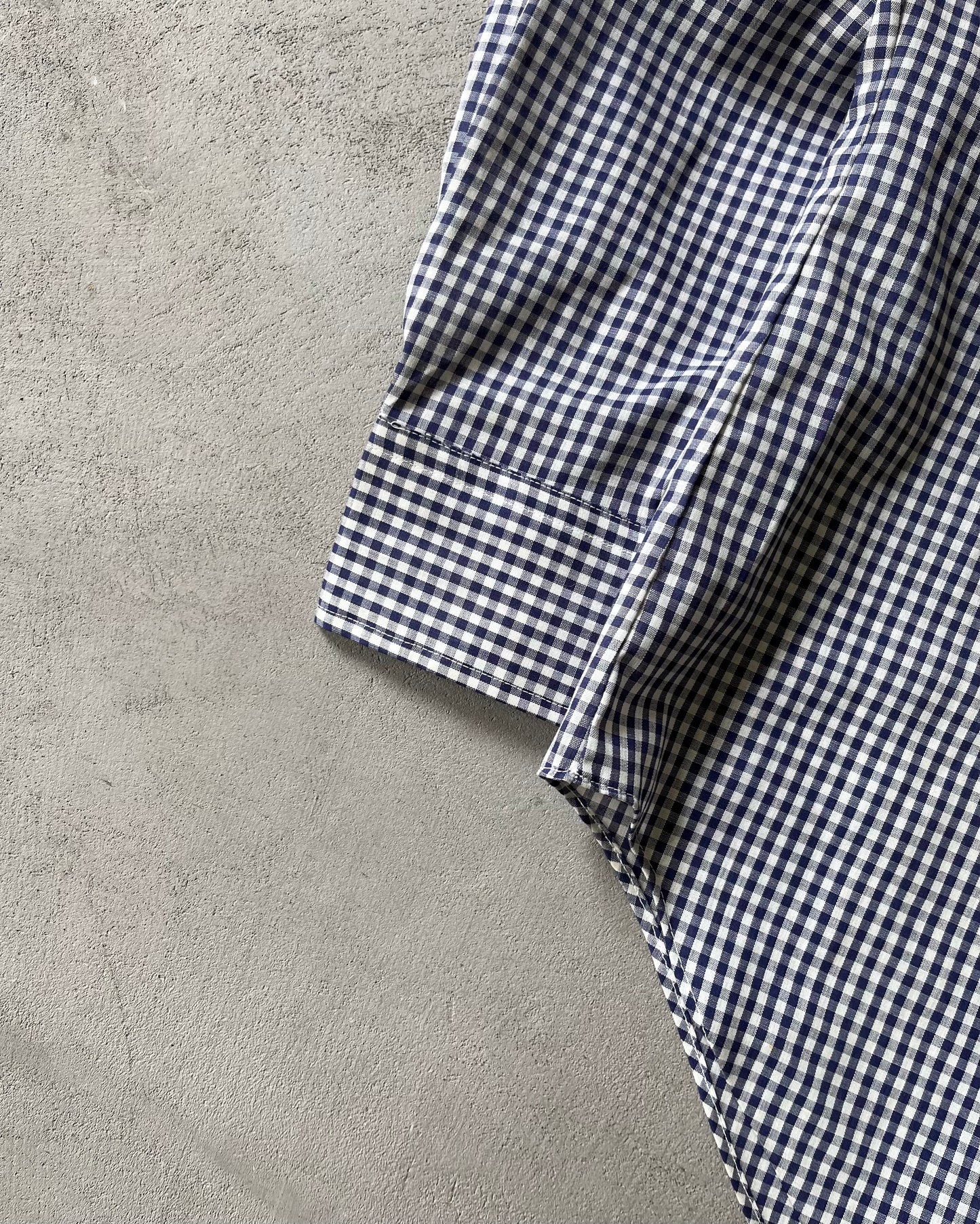 Années 80 - Chemise vichy bleu/blanc - T.S