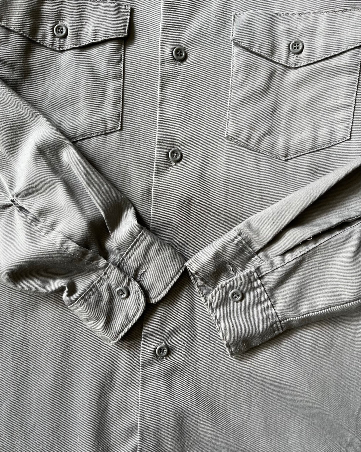 Années 1970 - Chemise de travail LEE Chetopa grise - M