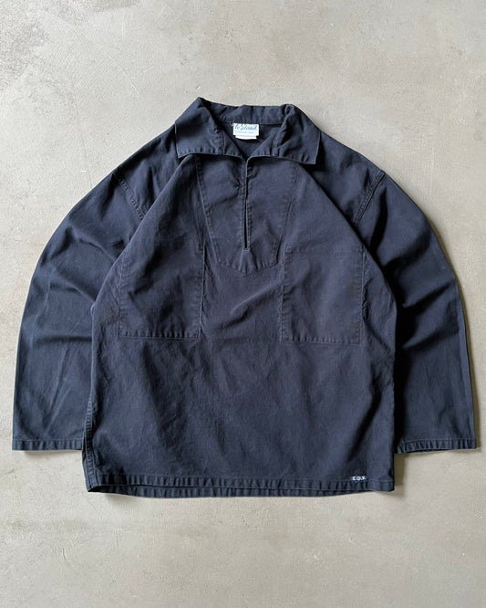 1990s - Navy Glazik Fisherman Overshirt - L