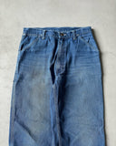 1980s - Roebuck Carpenter Loose Jeans - 32x30