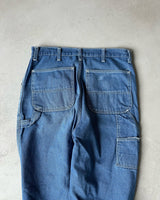 1980s - Roebuck Carpenter Loose Jeans - 32x30