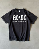 2000s - Black ACDC Back In Black T-Shirt - L
