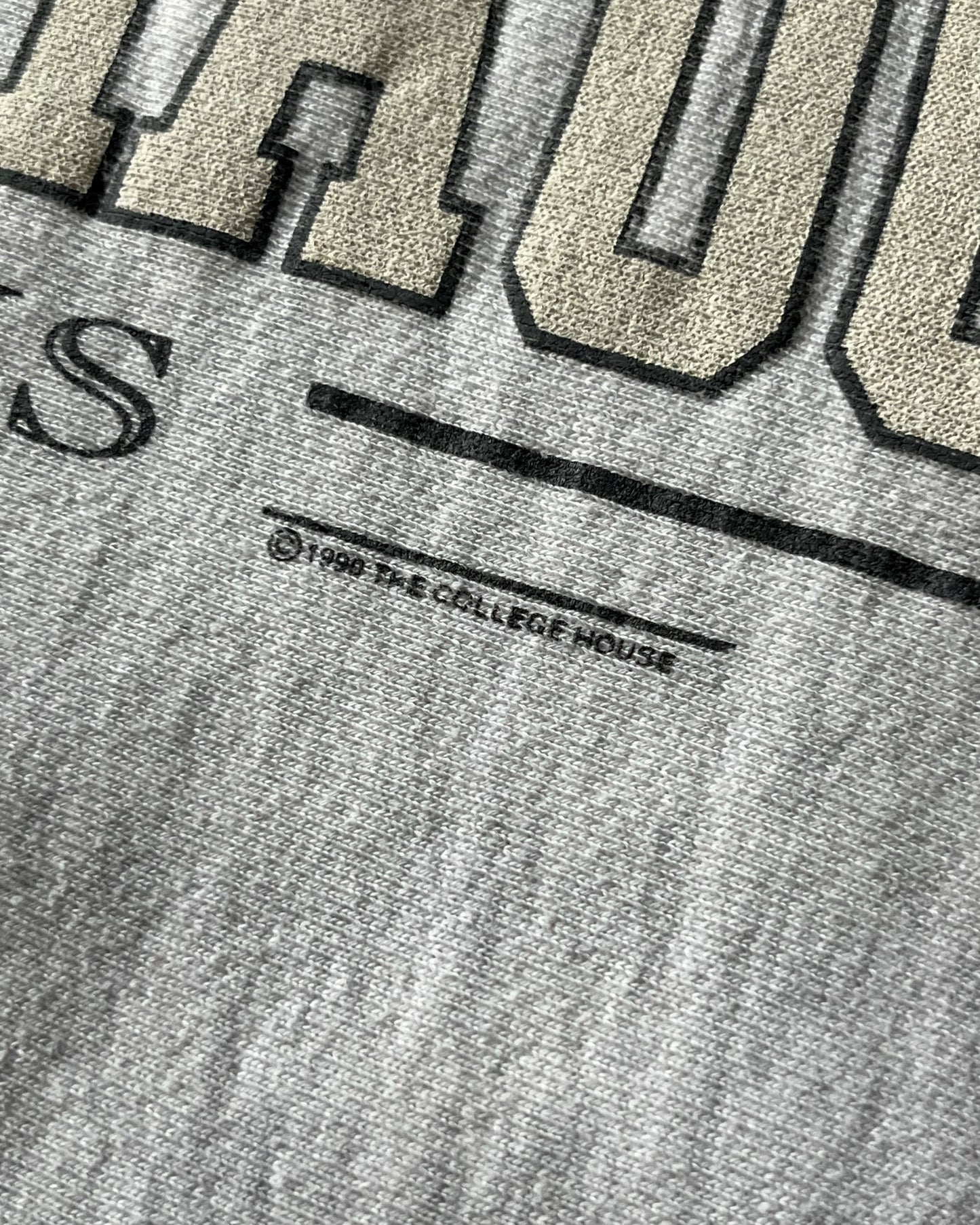 1990s - Ash Grey Minnechaug Crewneck - L