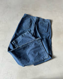 1980s - Navy Seafearer Flare Jeans - 35x33