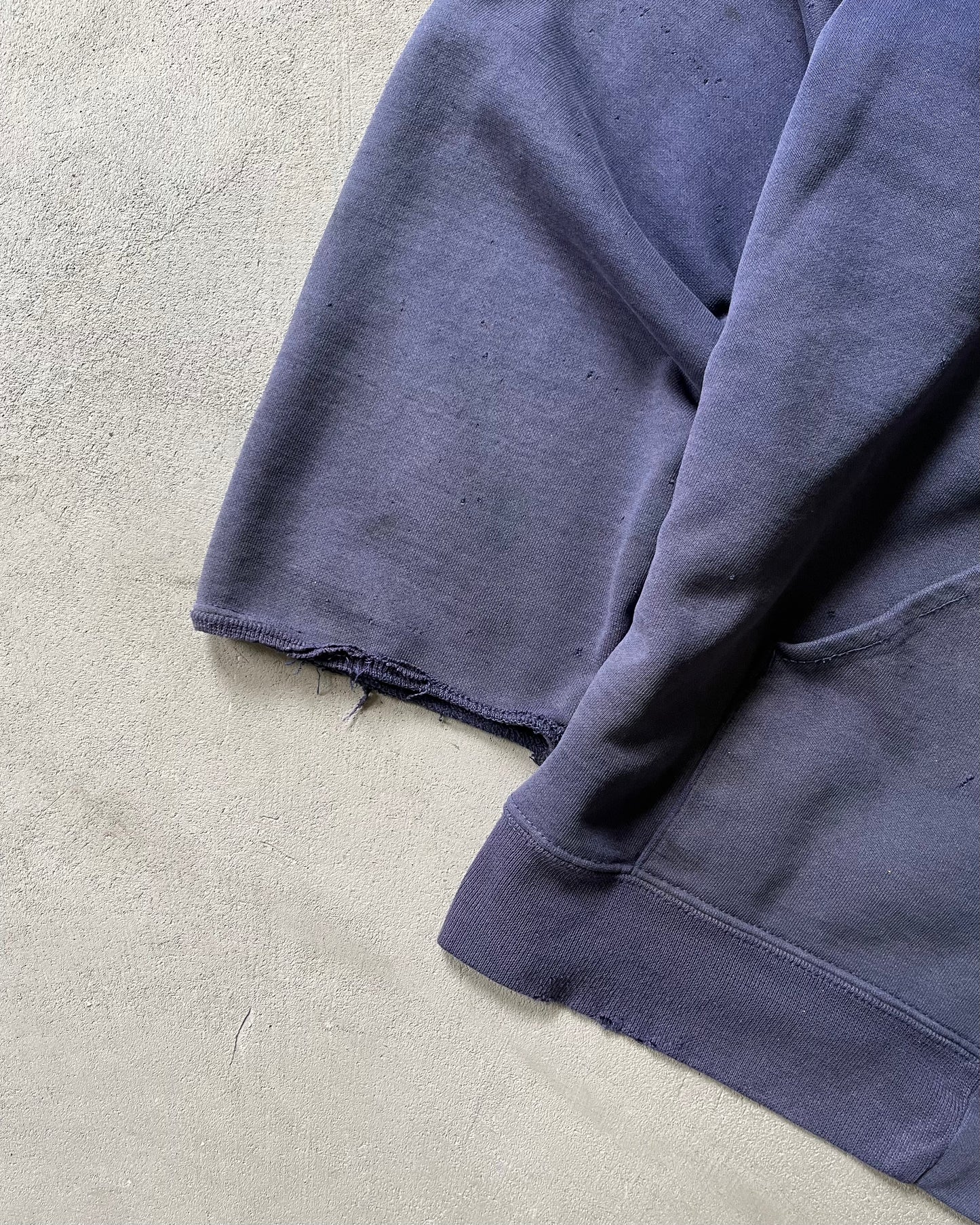 Années 90 - Sweat à Capuche Carhartt Zippé Bleu Délavé - XL