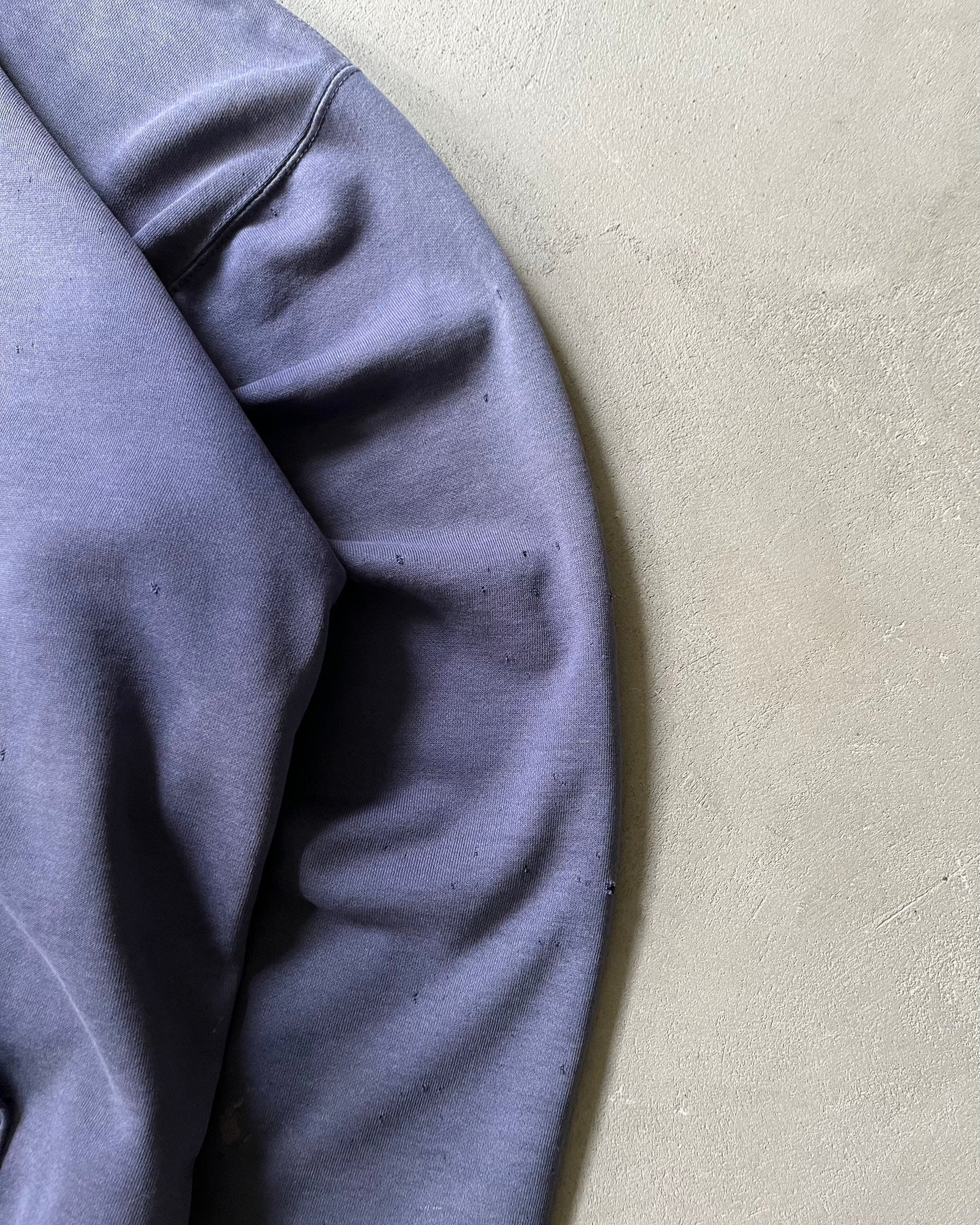 Années 90 - Sweat à Capuche Carhartt Zippé Bleu Délavé - XL
