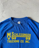 1980s - Blue "Trucking Co. Inc." T-Shirt - S/M