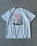 1990s - Ash Grey Kiss My A*s T-Shirt - M
