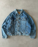 1990s - Boxy Jeans Jacket - L