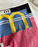 1990s - Distressed White "U Of Michigan" T-Shirt - M/L