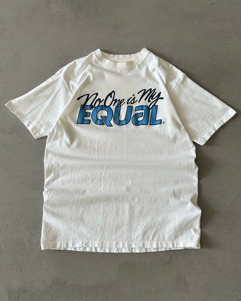 1990s - White "Equal" T-Shirt - L