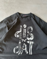 1990s - Black "Dis & Dat" T-Shirt - XL