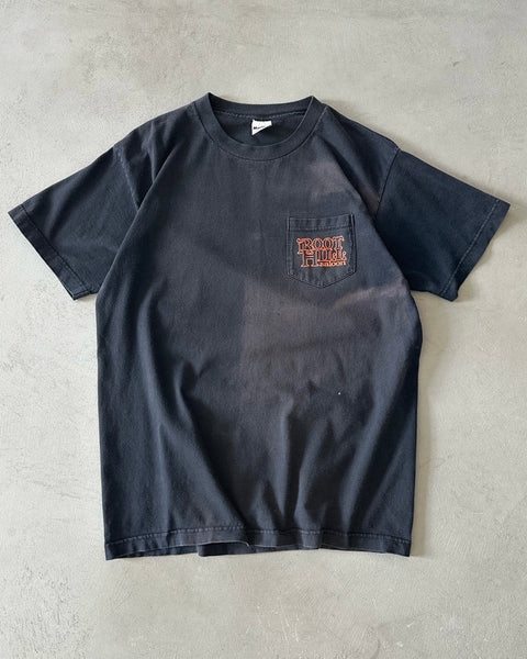 1990s - Faded Black Boot Hill T-Shirt -
