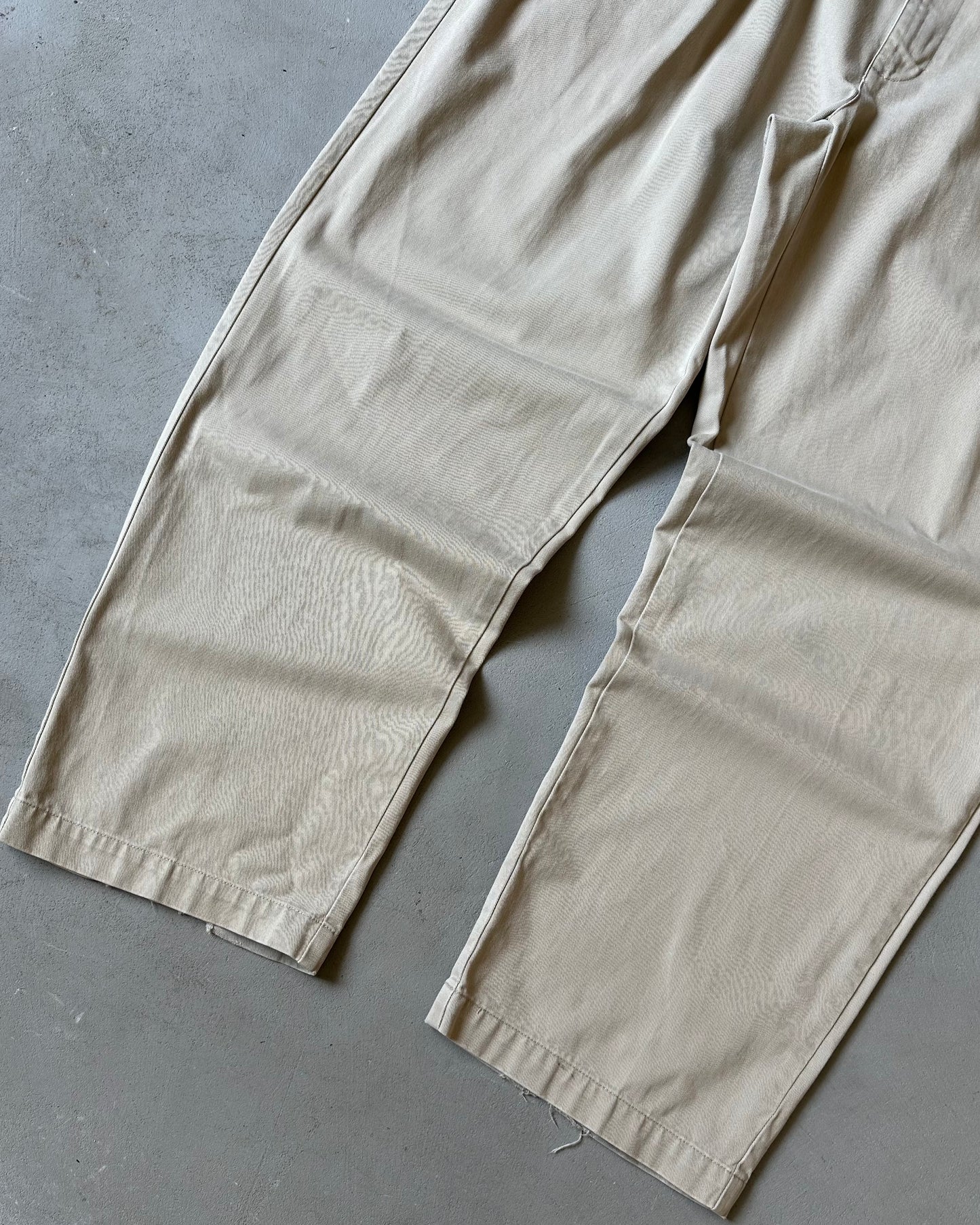 1990s - Beige Polo RL Andrew Pants - 38x29