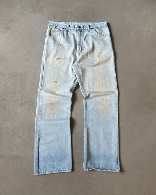 1980s - Distressed Bootcut Jeans - 32x29