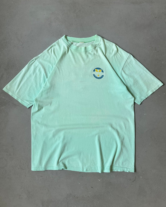 1990s - Distressed Mint Vuarnet T-Shirt - XL