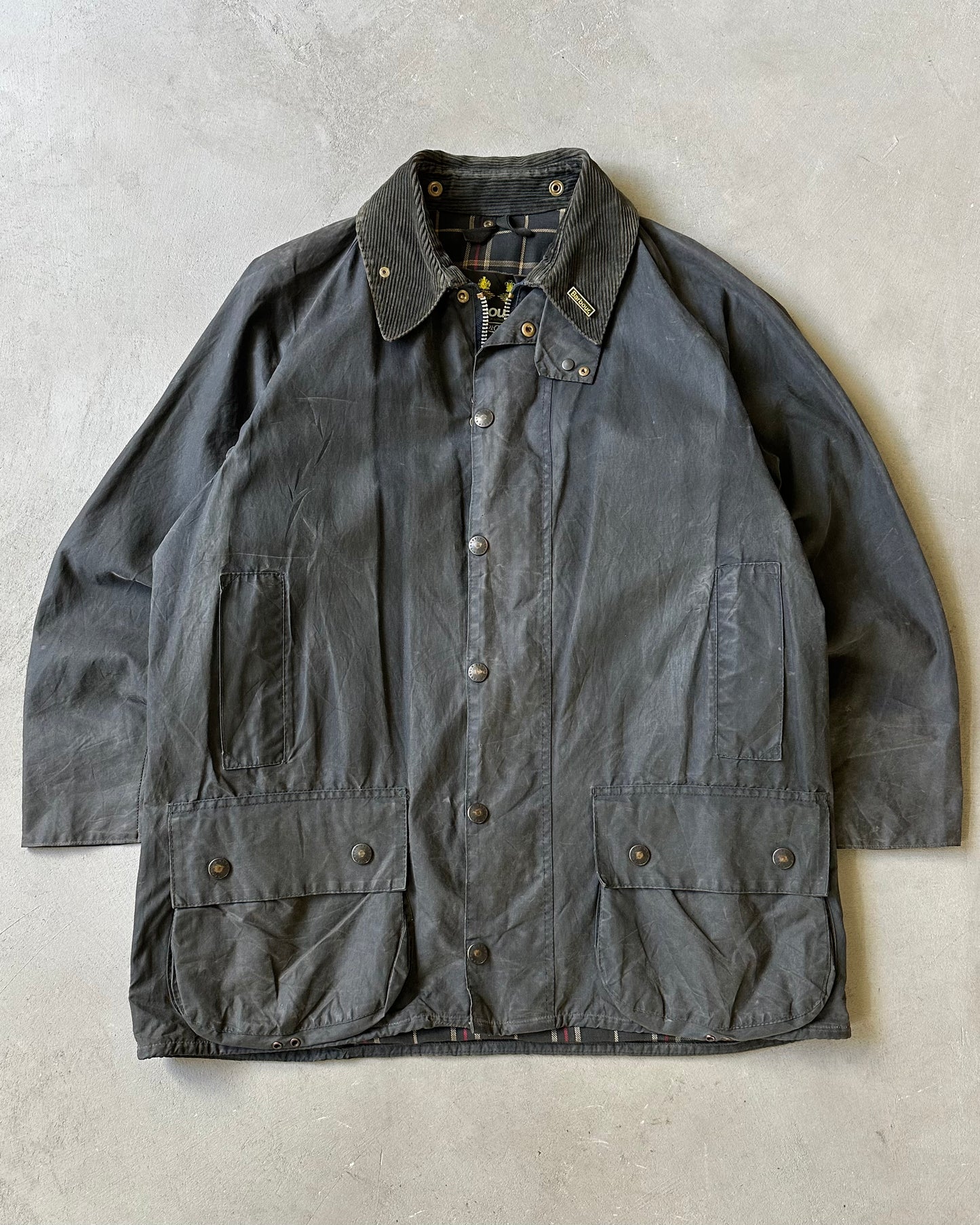 1990s - Dark Navy Barbour Beaufort Jacket - 42