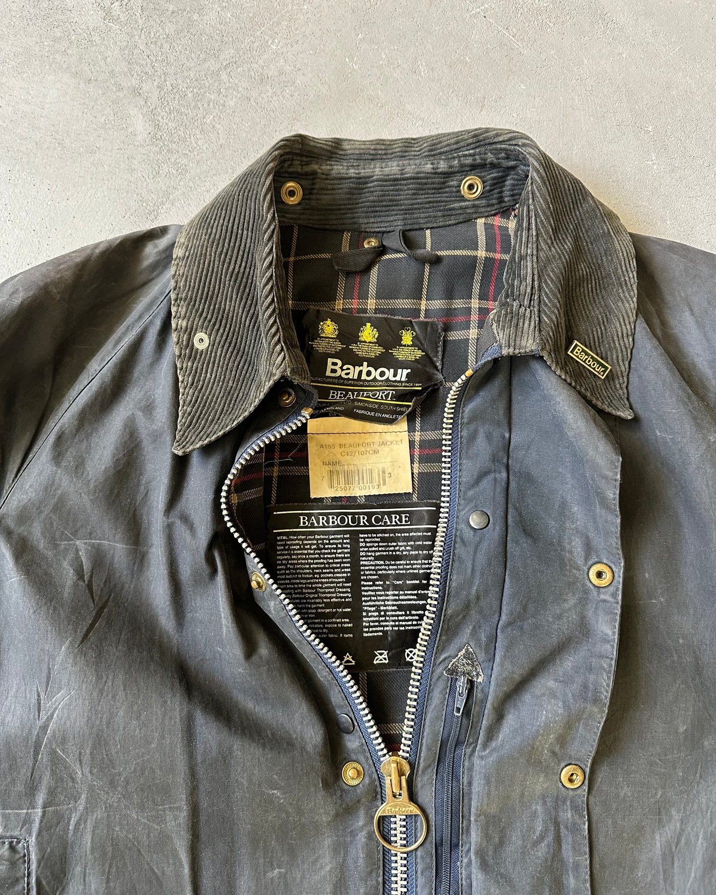 1990s - Dark Navy Barbour Beaufort Jacket - 42