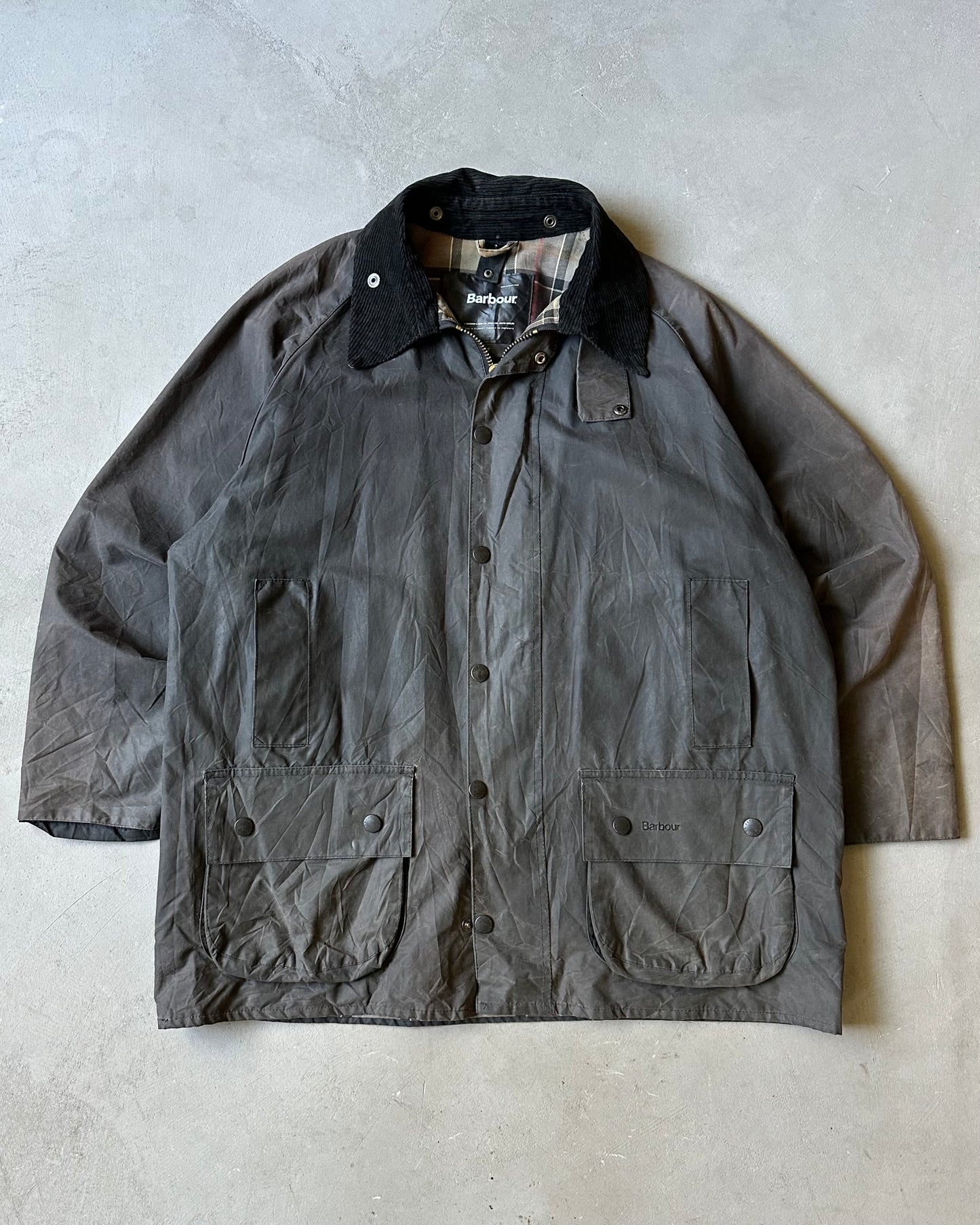 2010s - Faded Black Barbour Beaufort Jacket - 44