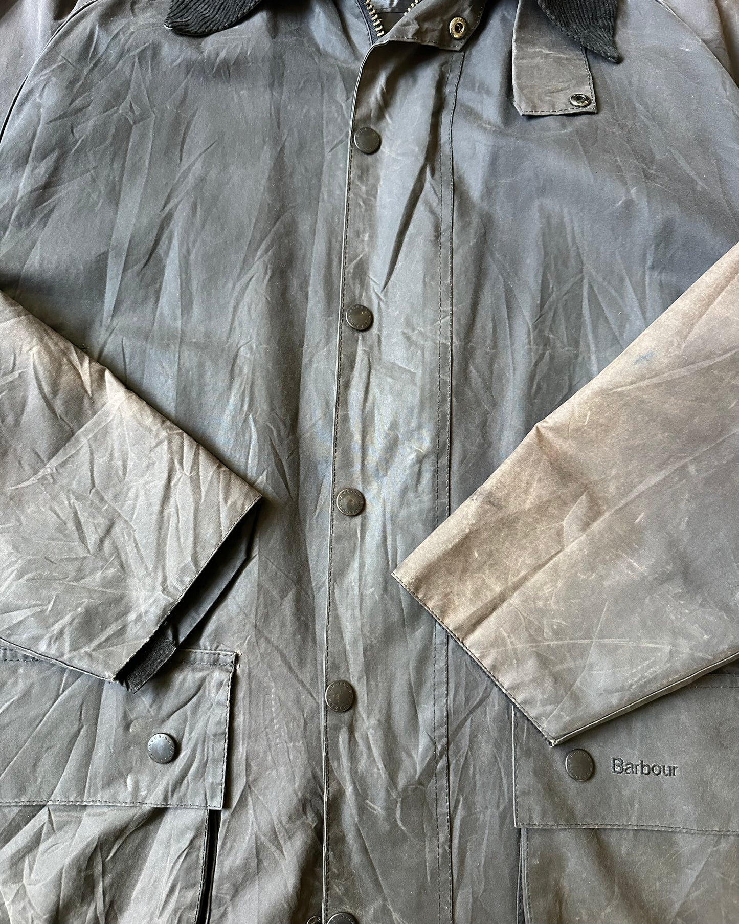 2010s - Faded Black Barbour Beaufort Jacket - 44