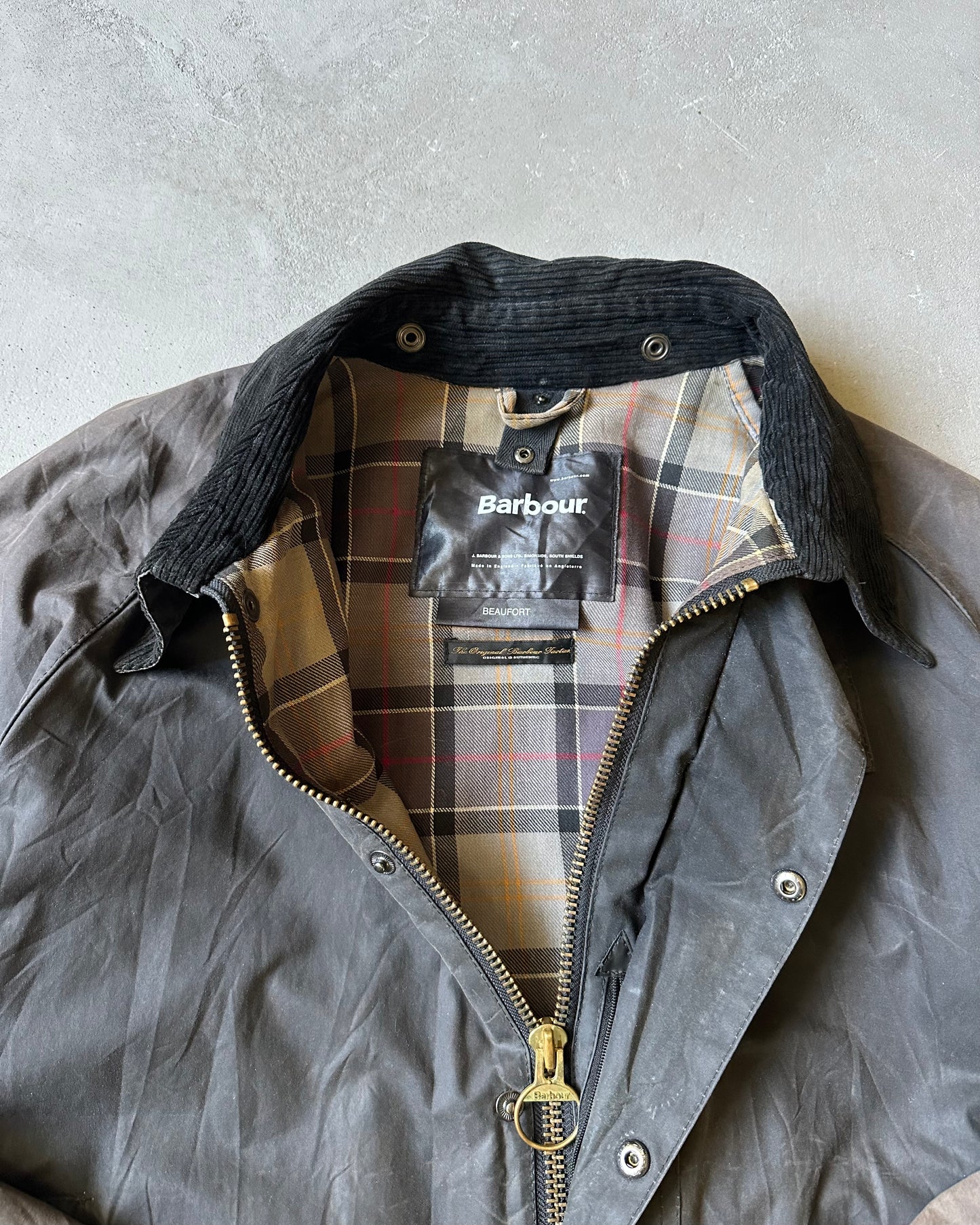 2010s - Faded Black Barbour Beaufort Jacket - 44