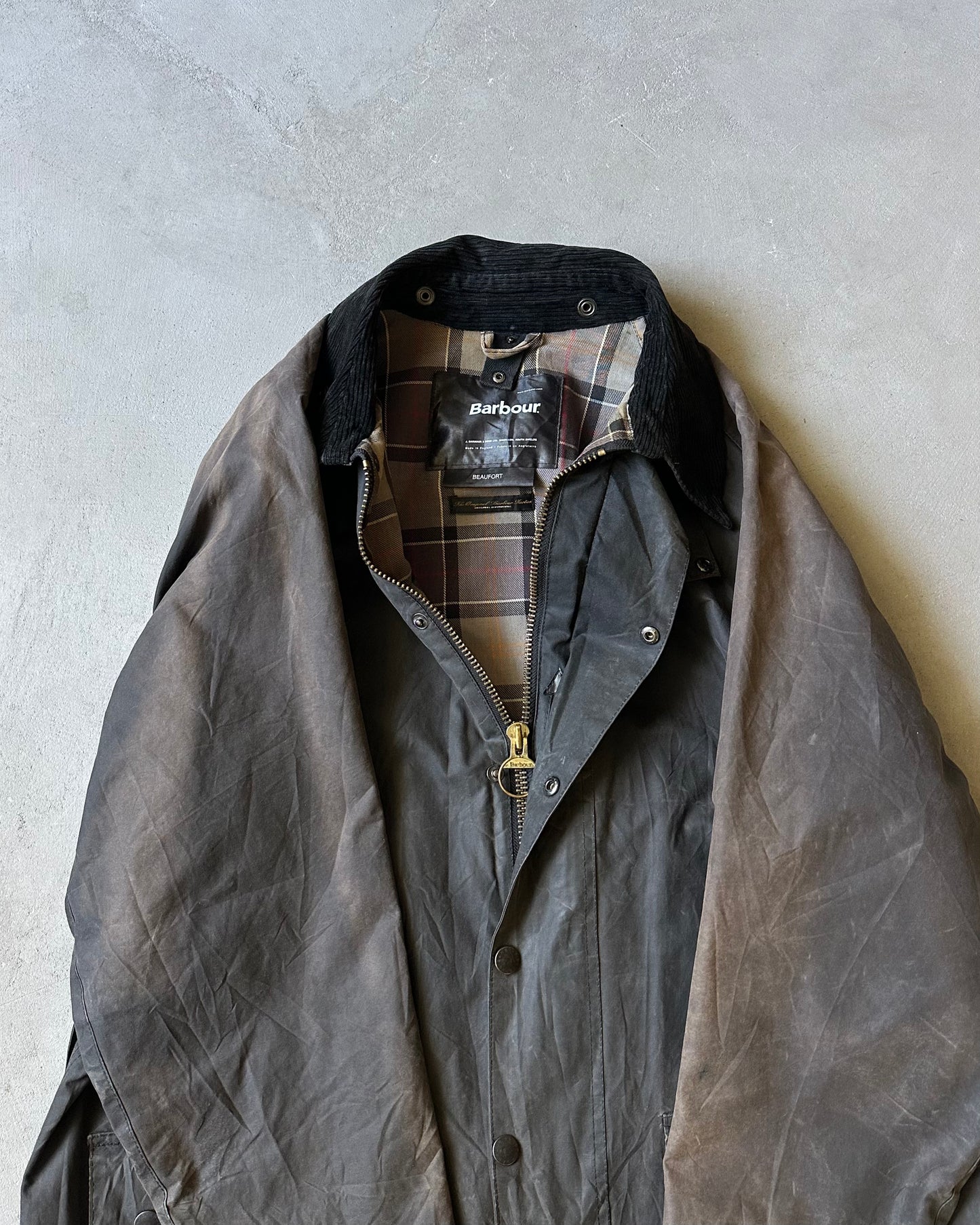 2010s - Faded Black Barbour Beaufort Jacket - 44