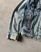 1980s - Distressed Levi's Type III Jeans Jacket - XS