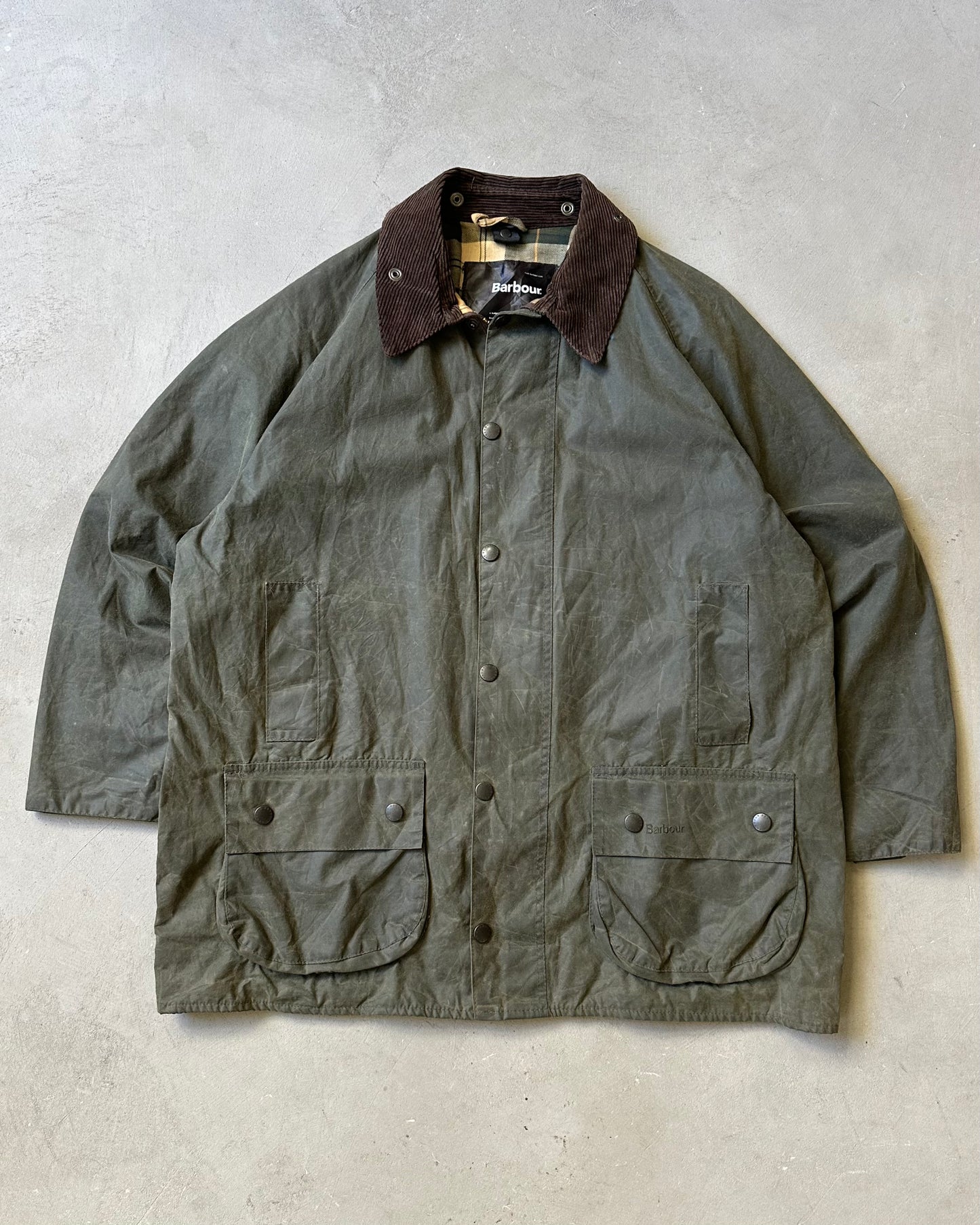 Années 2000 - Veste Barbour Beaufort verte - Taille 46