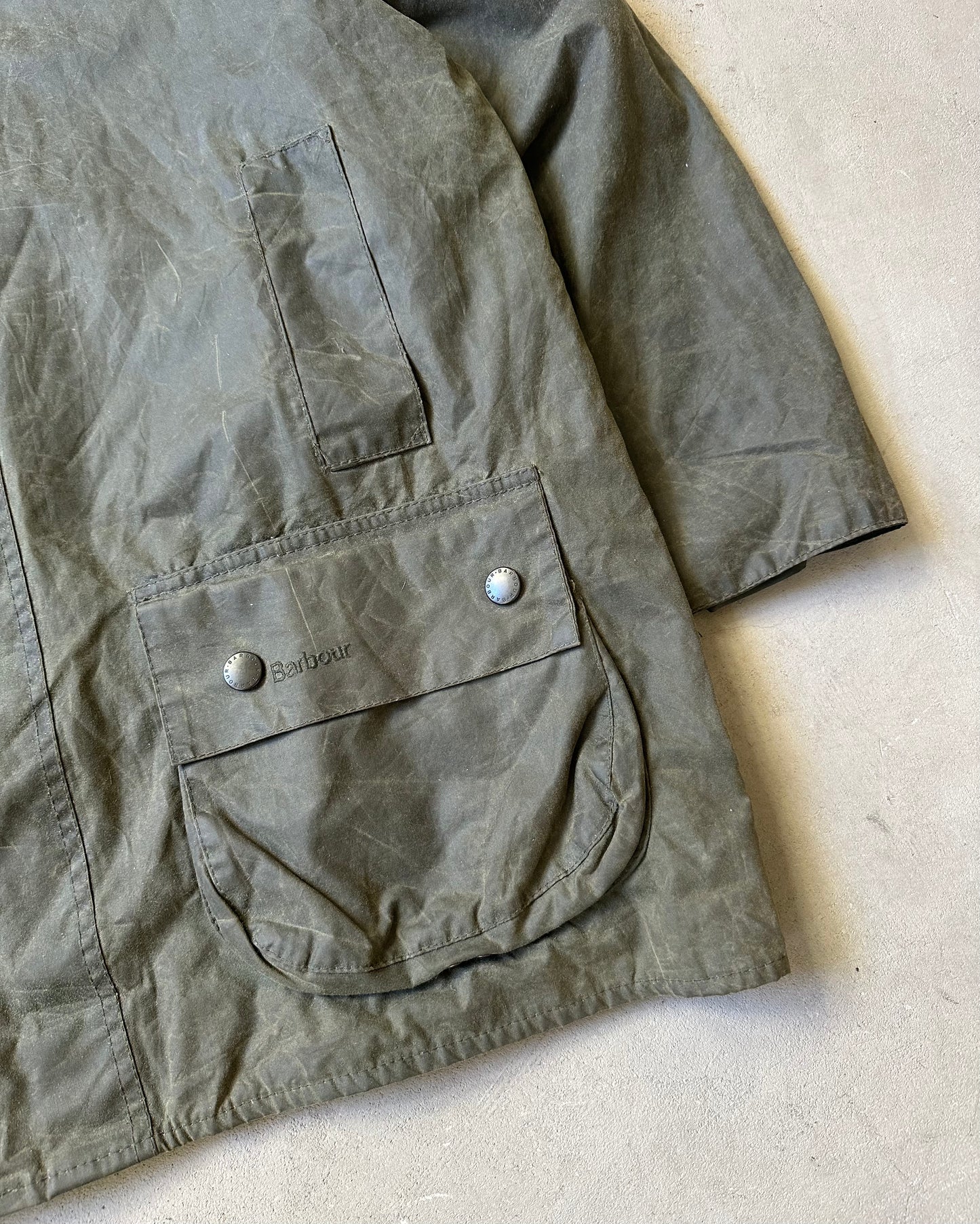 Années 2000 - Veste Barbour Beaufort verte - Taille 46