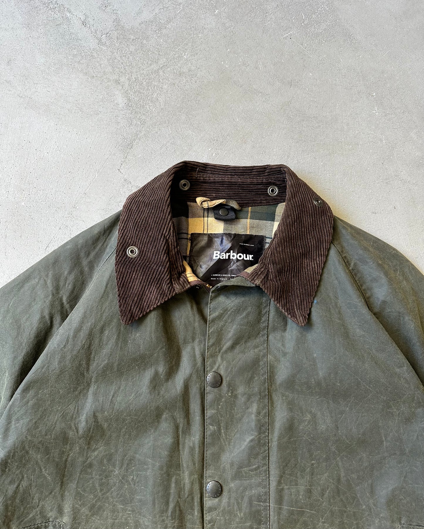 Années 2000 - Veste Barbour Beaufort verte - Taille 46