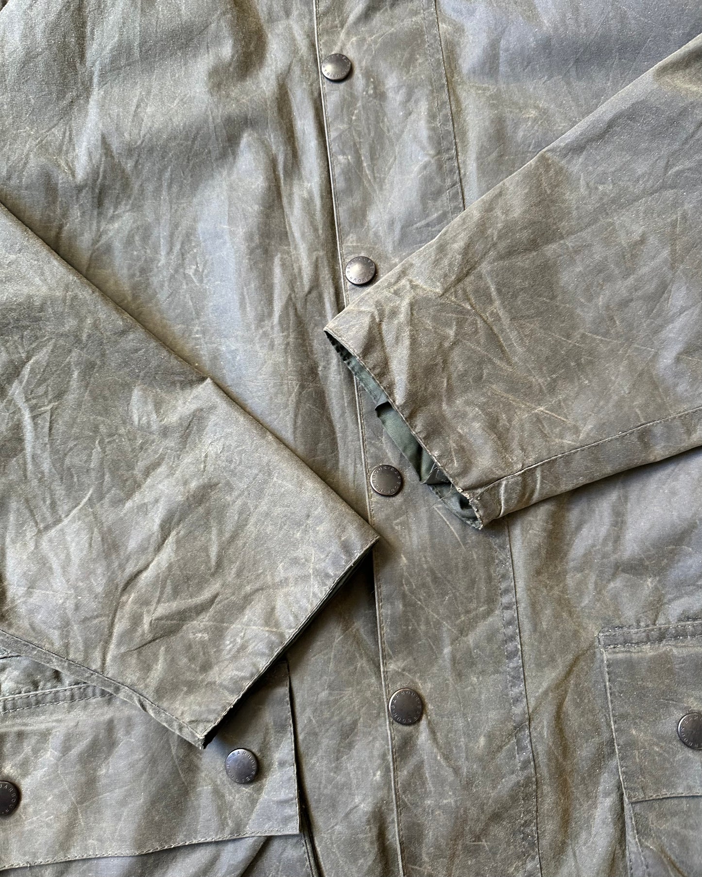 Années 2000 - Veste Barbour Beaufort verte - Taille 46